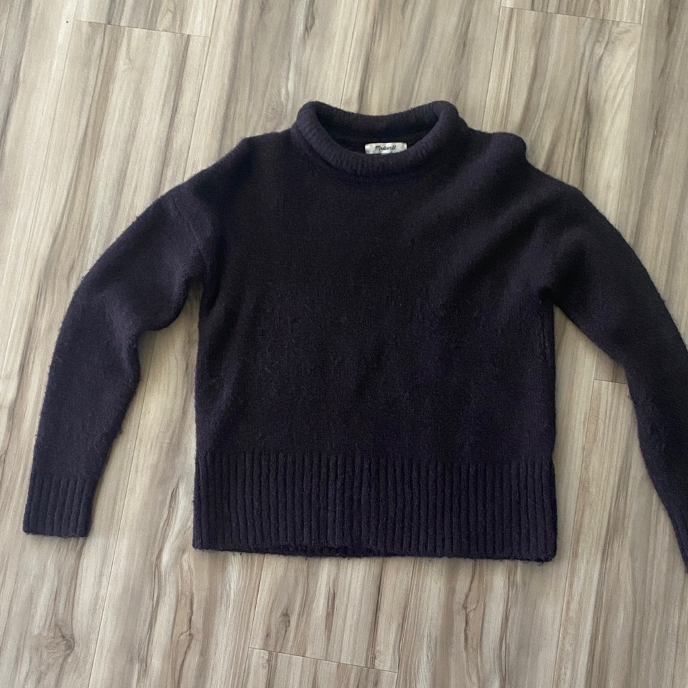 Madewell XXS deep purple Turtleneck Sweater